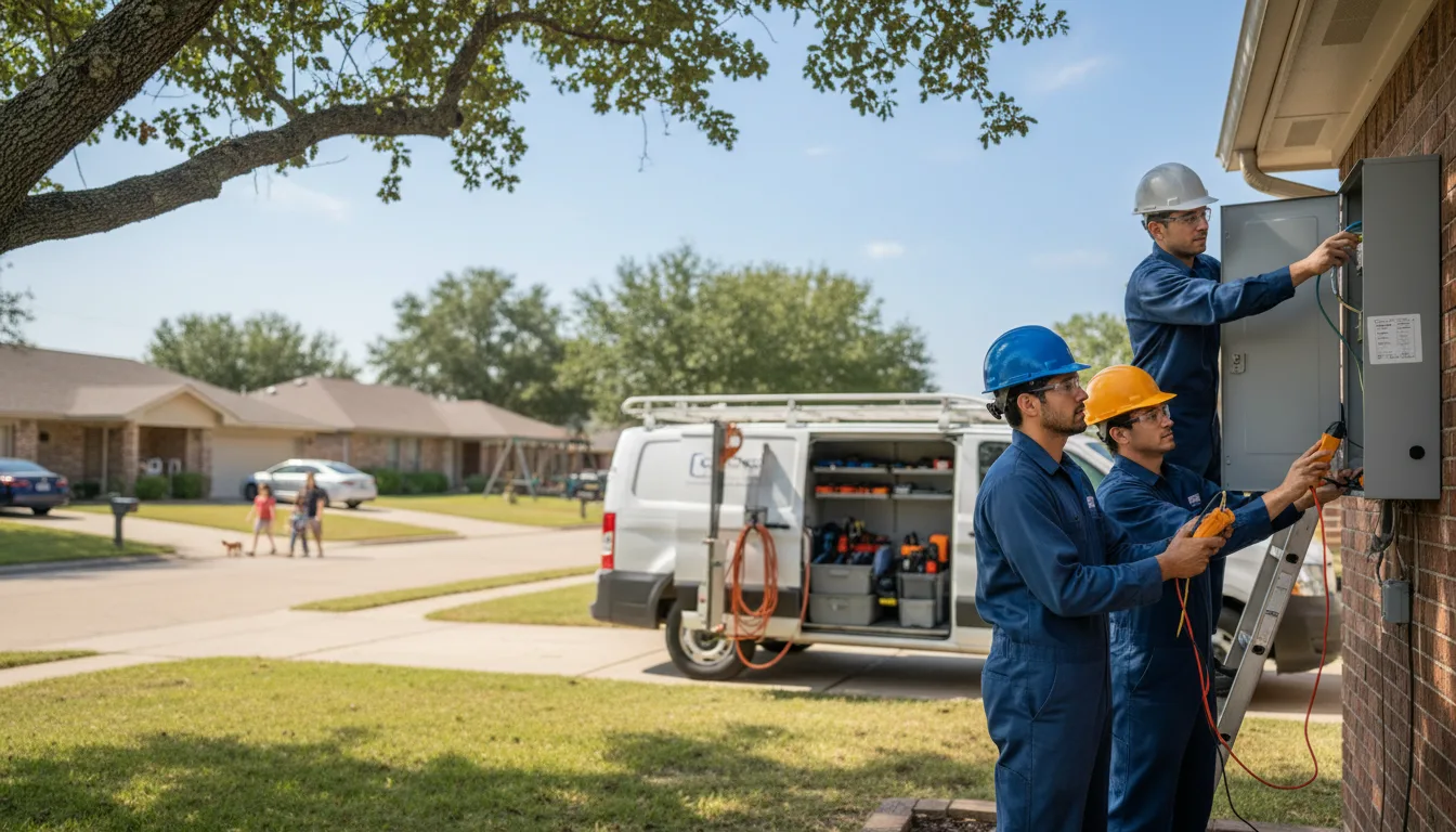 Certified electrician providing emergency electrical services in Cibola, AZ